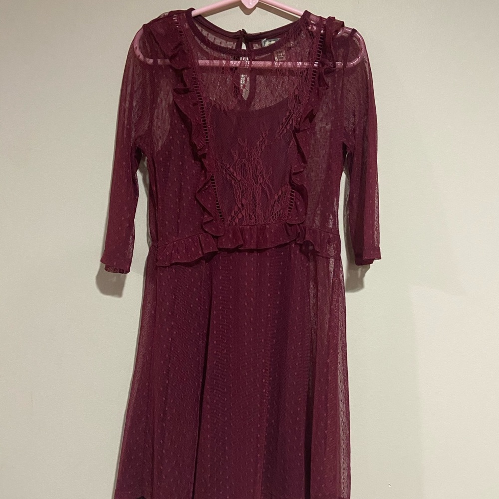 NWOT Girls Size 7-8 Red Dress